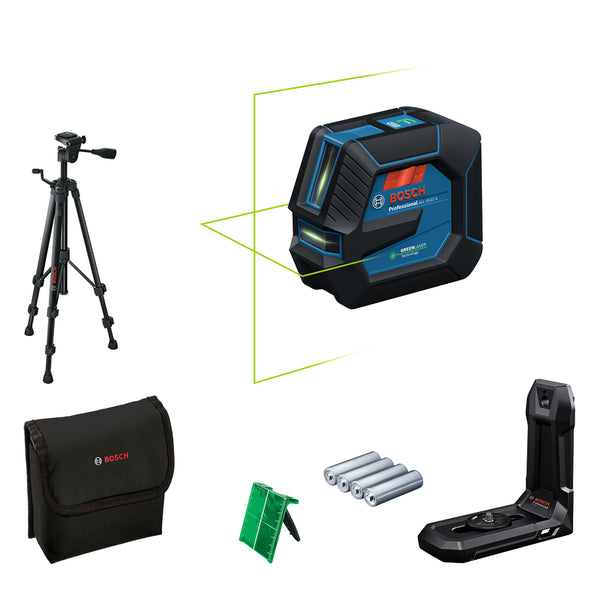 Láser de línea Bosch blue gl 20-22 g | 4x batería 1,5v lr6 (aa) | trípode bt 150 | en caja - 0601065601
