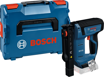 Chiodatrice a batteria Bosch blu gth 18v-14 | assolo in l-boxx | incl. gancio | senza batteria e caricabatteria - 0601482801