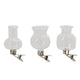 Esschert design Set di 3 vasi Esschert con clip per fiori