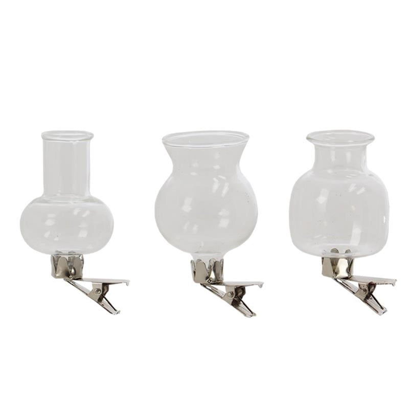 Esschert design esschert bloemen clip vaasjes set a 3