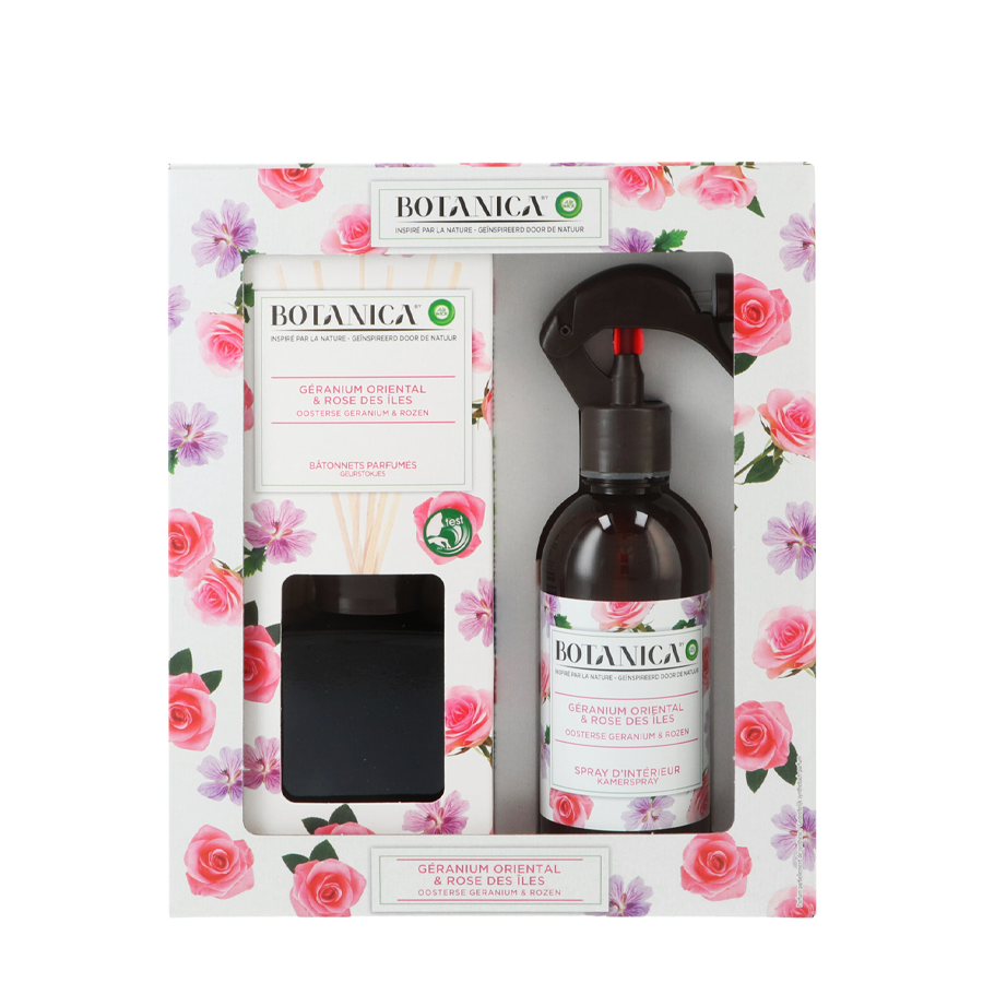 Set regalo Air wick Botanica Island Rose Geranio Orientale