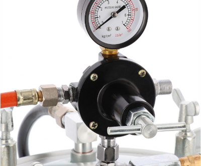Airpress drukvat verzinkt 8.5 l + verfspuit - 45202
