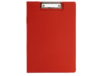 Cartella con clip Kangaro basic A4 rossa
