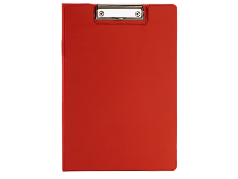 Cartella con clip Kangaro basic A4 rossa