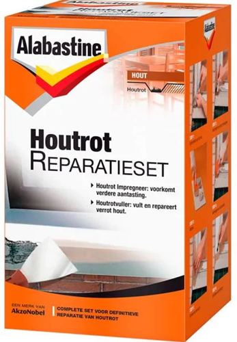 Alabastine houtrot reparatieset 500gr - 5096024