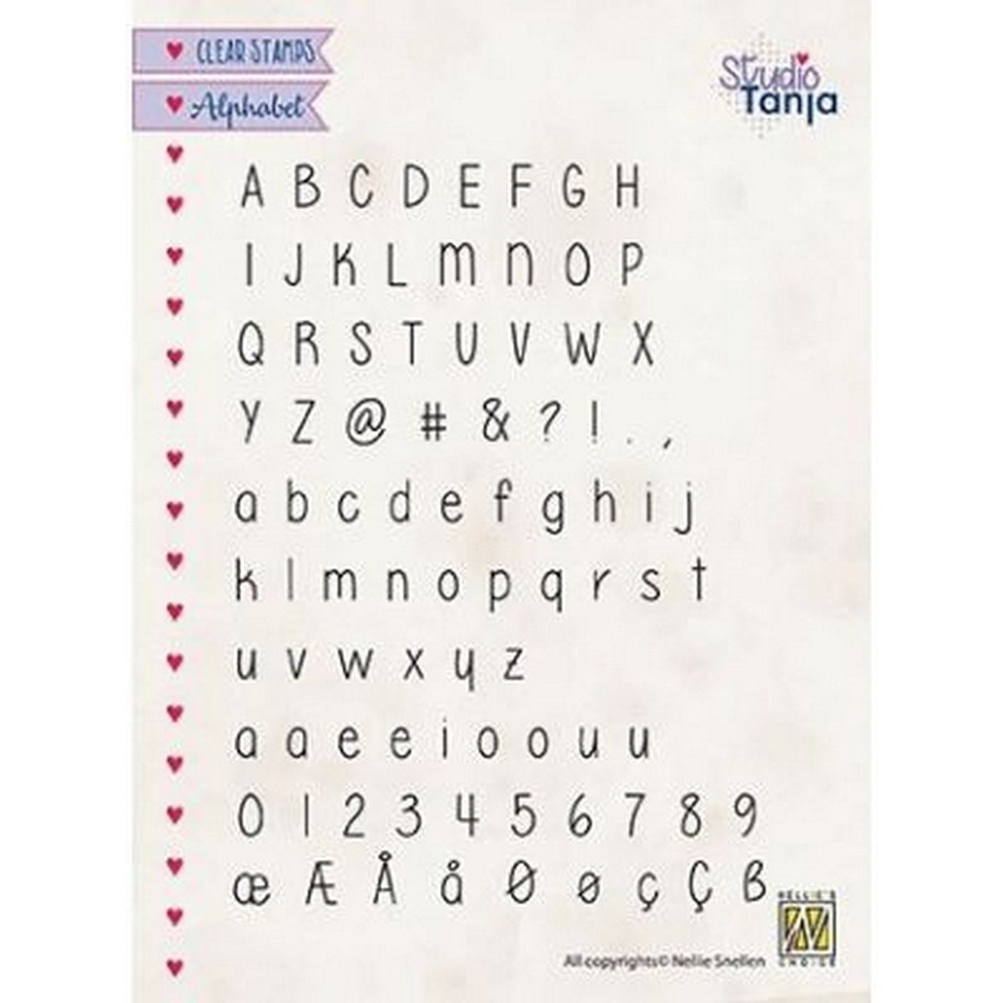 Nellie's choice • alphabet clear stempels lars-2
