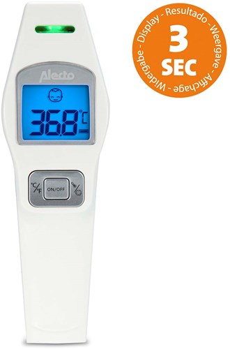 Termometro frontale Alecto bc-37 a infrarossi bianco - bc-37