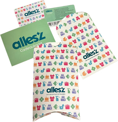 Z1 allesz cadeaukaarten doosje a 100st