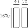 Treppiede Allux 1003 antracite - 40100365