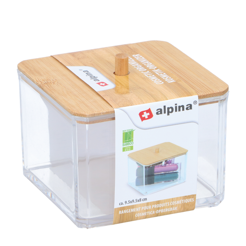 Organizer per cosmetici Alpina 9,5x9,5 cm