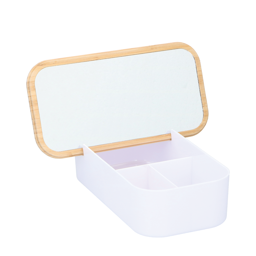 Porta trucchi con specchio, 25 cm