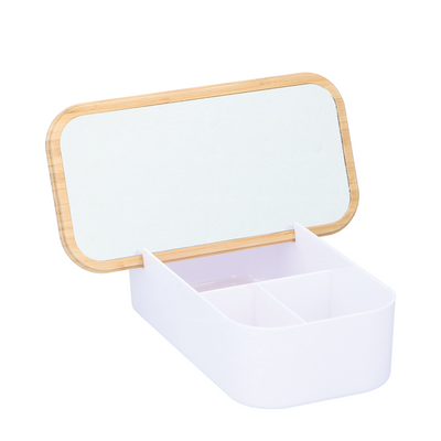 Porta trucchi con specchio, 25 cm