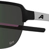 Alpina sports sportbril ram 2.0 q-lite mat zwart wit