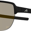 Alpina sports sportbril ram 2.0 q-lite gele lens mat zwart