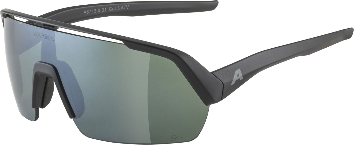 Ropa deportiva olímpica gafas deportivas turbo-hr q-lite negro