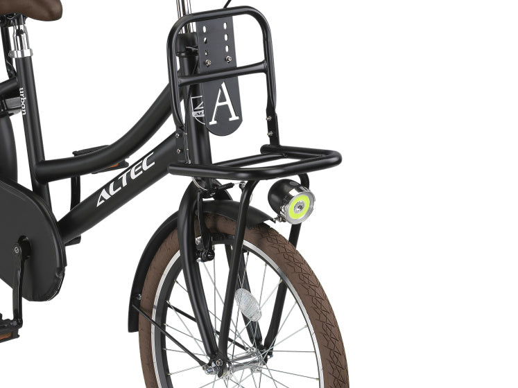 Altec urban 20 inch meisjes terugtraprem matzwart bruin