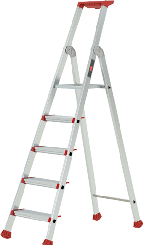 Altrex 503895 nimba single walk-up stairs | 5-step - 503895