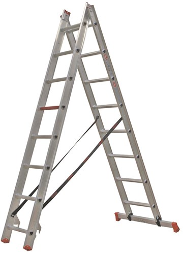 Altrex all round 2-piece reform ladder ar 2040 2 x 8 - 108408