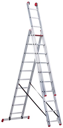 Altrex all round 3-piece reform ladder ar 3070 3 x 10 - 108510