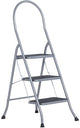 Altrex cromato huishoudtrap 3-treeds met hoge beugel silver - 500951