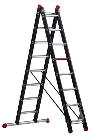 Altrex mounter escalera reformada 2 partes zr 2040 2 x 8 - 122408