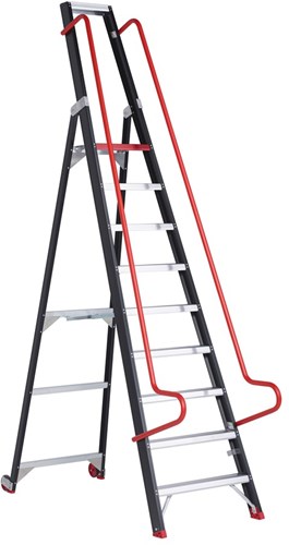 Escalera de almacén de un solo acceso Altrex taurus tme 9 - 193209
