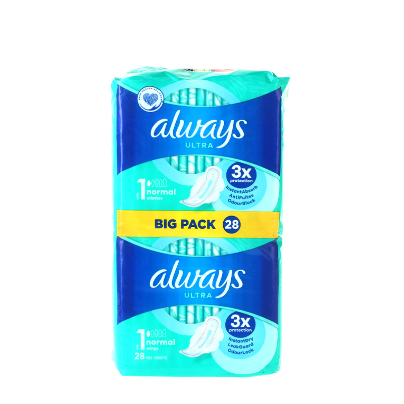 Siempre ultra normal talla 1 con alas 28 piezas