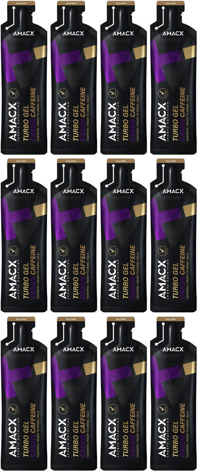 Amacx turbo gel con scatola di caffeina 12er