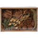 Home styling droogbloemen mix in doosje nature