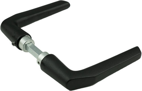 Maniglia per porta Ami 354 spessore porta 38 42 nero 9005 str - 739020