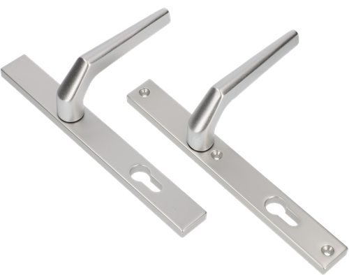 Maniglia per porta Ami 357 avvitabile 245 30 cilindro a profilo 72 m5 r5,5 f1 spessore porta 53 57 mm. - 511740