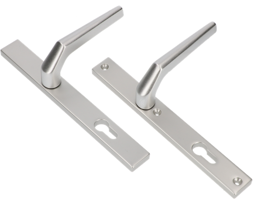 Maniglia per porta Ami 357 avvitabile 245 30 cilindro a profilo 72 m5 r5,5 f1 spessore porta 53 57 mm. - 511740