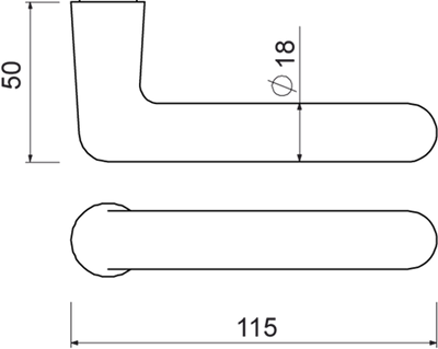 Maniglia per porta Ami 362 spessore porta 38 42 f1 - 103840
