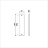 Scudo corto Ami 165 4 dx completamente cieco f-1 - 211030