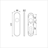 Scudo corto Ami 177 1 clic cieco f-1 - 210200