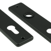 Ami kortschild 180 41 rh profielcilinder 72 zwart 9005 str - 739116