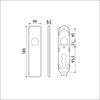 Ami kortschild 185 44 blind klik f-1 - 210300