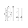 Ami kortschild wc 165 4 rh 8*63 f-1 - 211066
