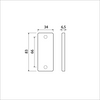 Ami rosone rettangolare 4 dx cieco f-1 - 216401