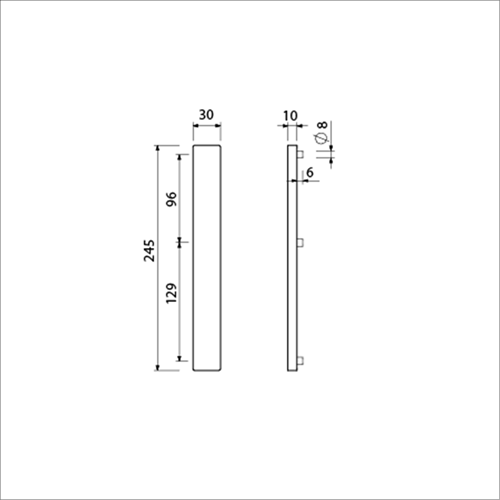 Ami smalschild 245 30 geheel blind m5 f-1 - 510601