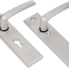 Ami ferramenta di sicurezza 193*50 cilindro profilo esterno 55 tenda interna + maniglia 332 f1 anta spessore 38 42 mm - 821236