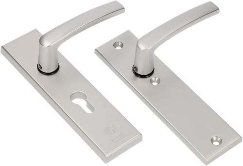 Ami ferramenta di sicurezza 193*50 cilindro profilo esterno 55 tenda interna + maniglia 332 f1 anta spessore 38 42 mm - 821236