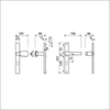 Ami ferramenta di sicurezza 251 32 cilindro a profilo 72 kn 166 re f1 a z 379 molla girevole 251 32 cilindro a profilo 72 spessore porta 53 57 mm - 840284