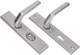 Herraje de seguridad Ami 251 50 15 kt 92 manilla giratoria con resorte 379, cilindro perfilado 92 f1 espesor de puerta 38 42 mm. - 891521