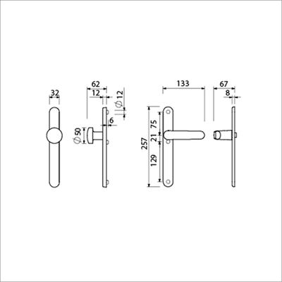Herraje seguridad ami 257 32 2 persiana kn169 50 f1 a z 378 resorte giratorio 257 32 2 espesor puerta persiana 53 57 mm - 845420