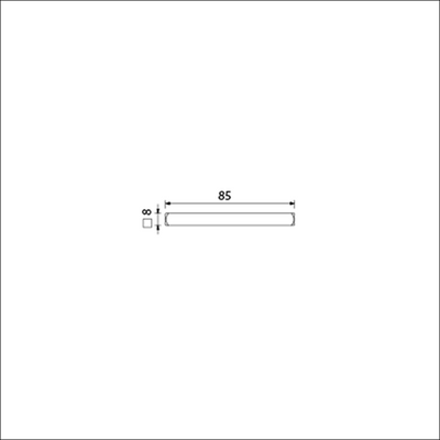 Pasador cuadrado Ami 8x85 mm - 900471