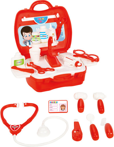 Pilsan Speelgoed doktersset rood 26-delig