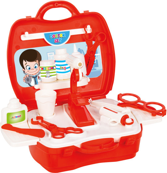 Pilsan Speelgoed doktersset rood 26-delig