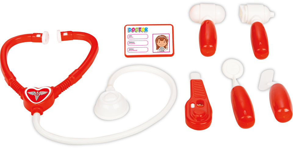 Pilsan Speelgoed doktersset rood 26-delig
