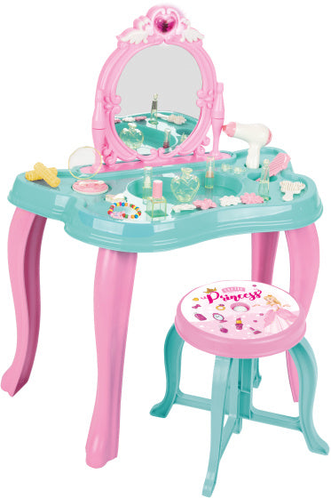 Mesa de maquillaje de pilsán aclarar efectos de sonido rosa